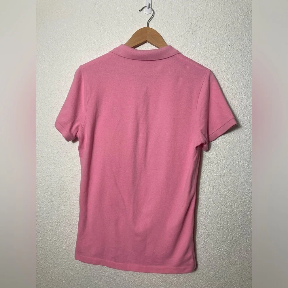 POLO Ralph Lauren the skinny polo XL pink polo shirt short sleeve green logo